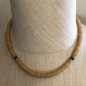1970's Turquoise & Heishi Bead & Shell Necklace